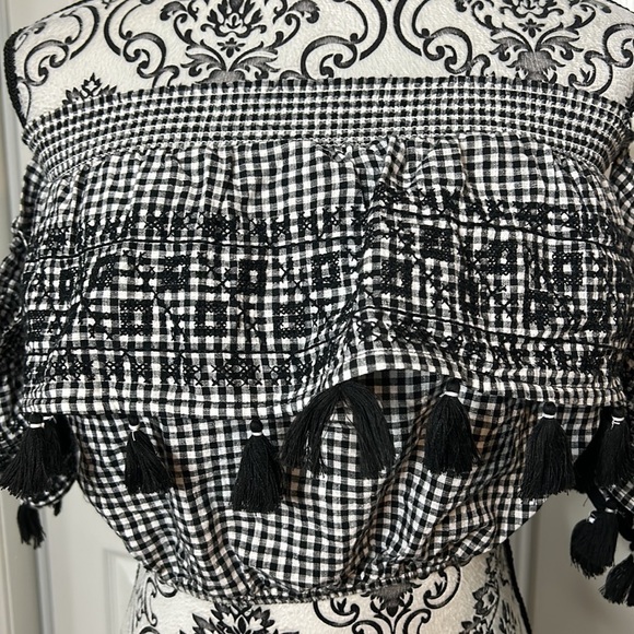 American Eagle Top Tube Stretchy Tassels XS - Picture 3 of 7